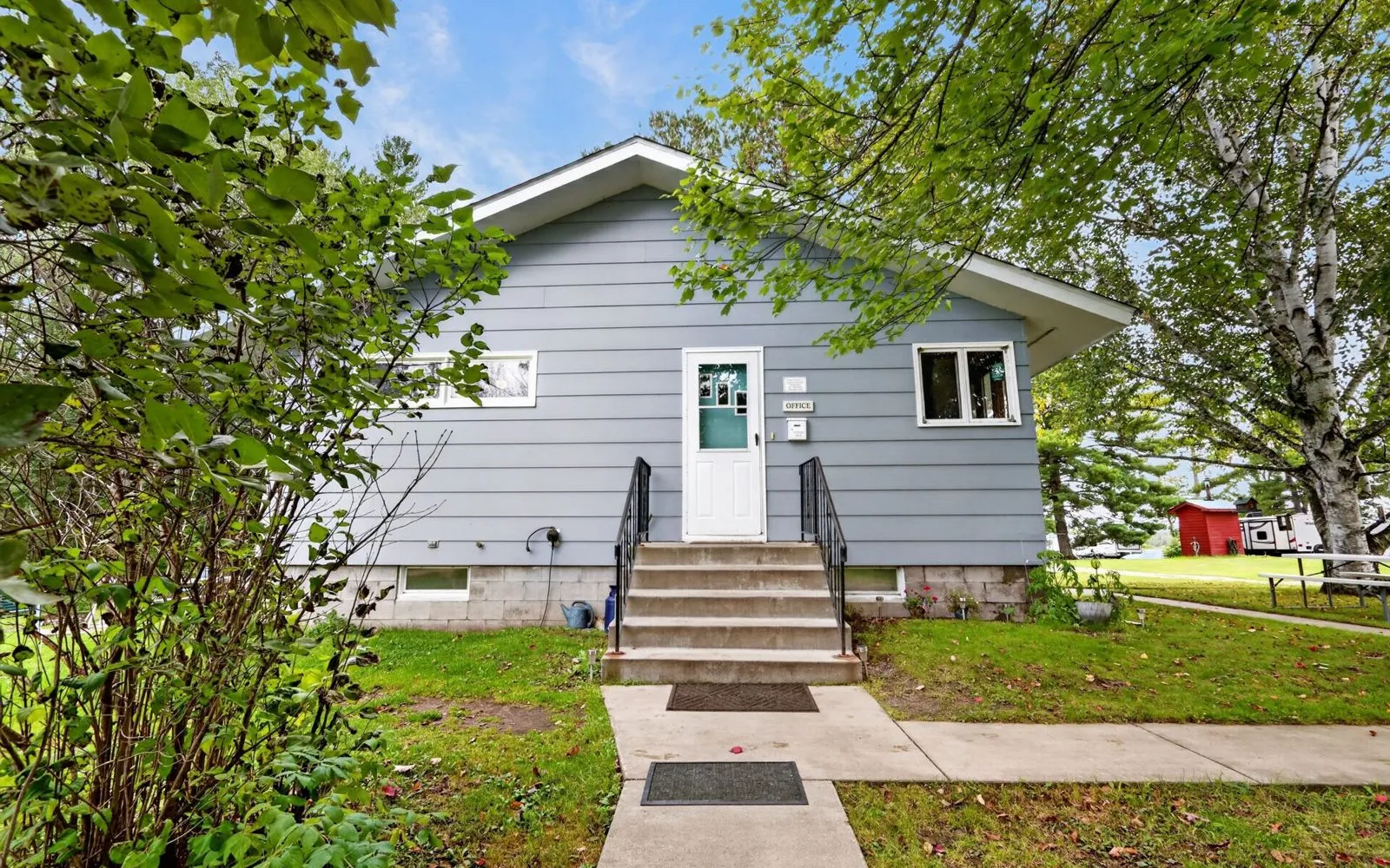 House exterior from the yard