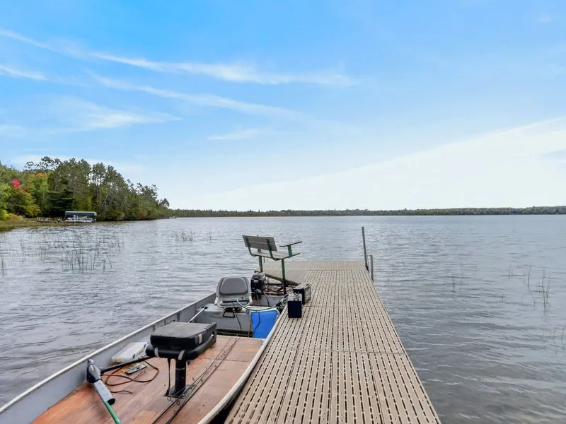 Shallow Lake from the water, looking back toward the property