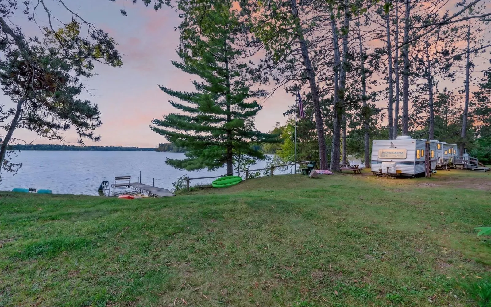 Twilight on Shallow Lake