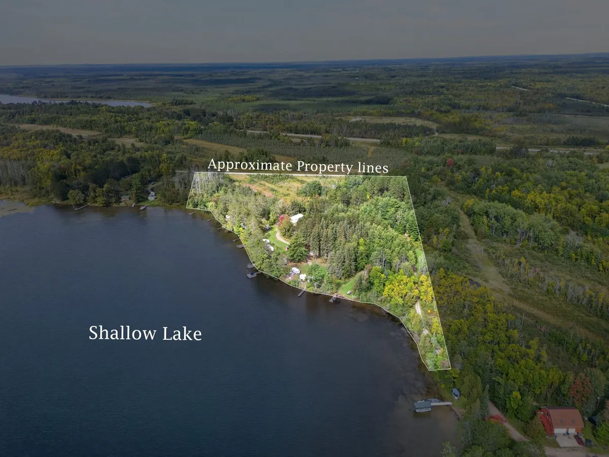 Property-lines map for 20240 N Shallow Lake Road, Warba